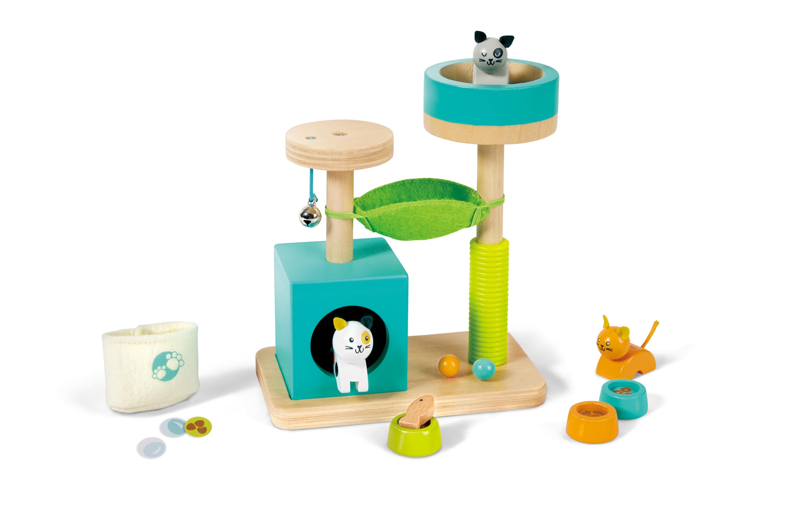 Foto 2 pulgar | Set de Juguetes Hape Cute Kitten House Con Juguetes Y Accesorios De Madera - Venta Internacional