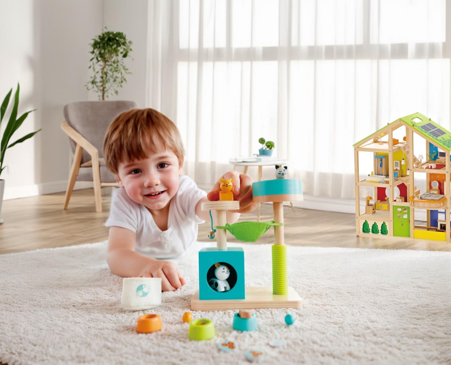 Foto 5 pulgar | Set de Juguetes Hape Cute Kitten House Con Juguetes Y Accesorios De Madera - Venta Internacional
