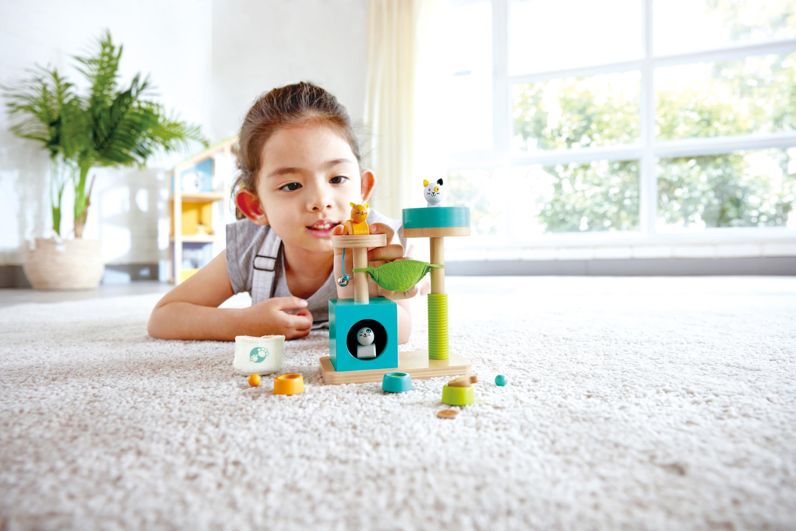 Foto 6 pulgar | Set de Juguetes Hape Cute Kitten House Con Juguetes Y Accesorios De Madera - Venta Internacional