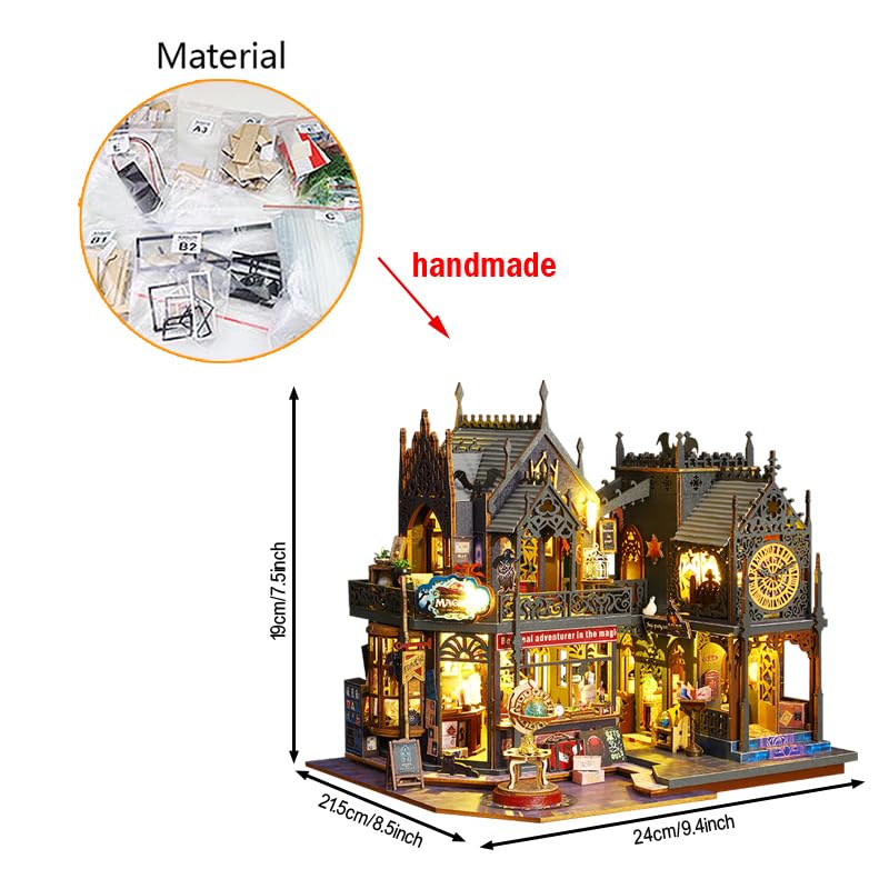 Foto 6 pulgar | Miniatura De Bricolaje Con Muebles De Dollhouse Magic Shop Shangyiwan - Venta Internacional.