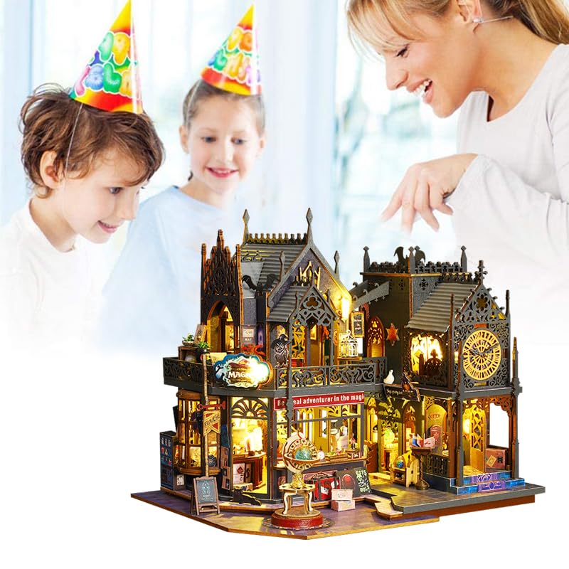 Foto 7 pulgar | Kit De Casa En Miniatura Para Bricolaje De Dollhouse Magic Shop Con Muebles - Venta Internacional.