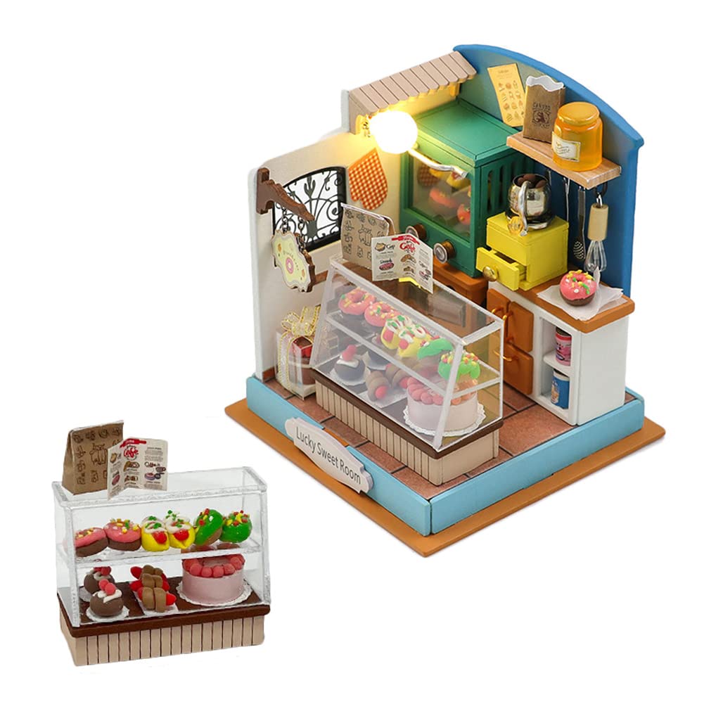 Foto 2 pulgar | Kit De Casa De Muñecas En Miniatura, Casa De Muñecas De Madera Con Luces Led - Venta Internacional.