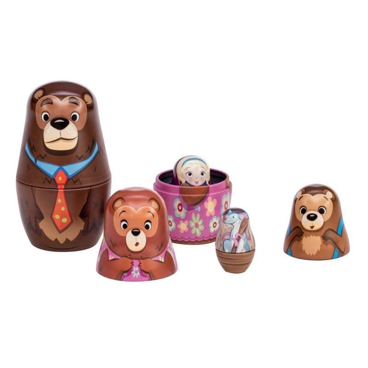 Foto 3 pulgar | Nesting Dolls Schylling Goldilocks, Juego De 5 Latas De 4.25 Pulgadas - Venta Internacional.