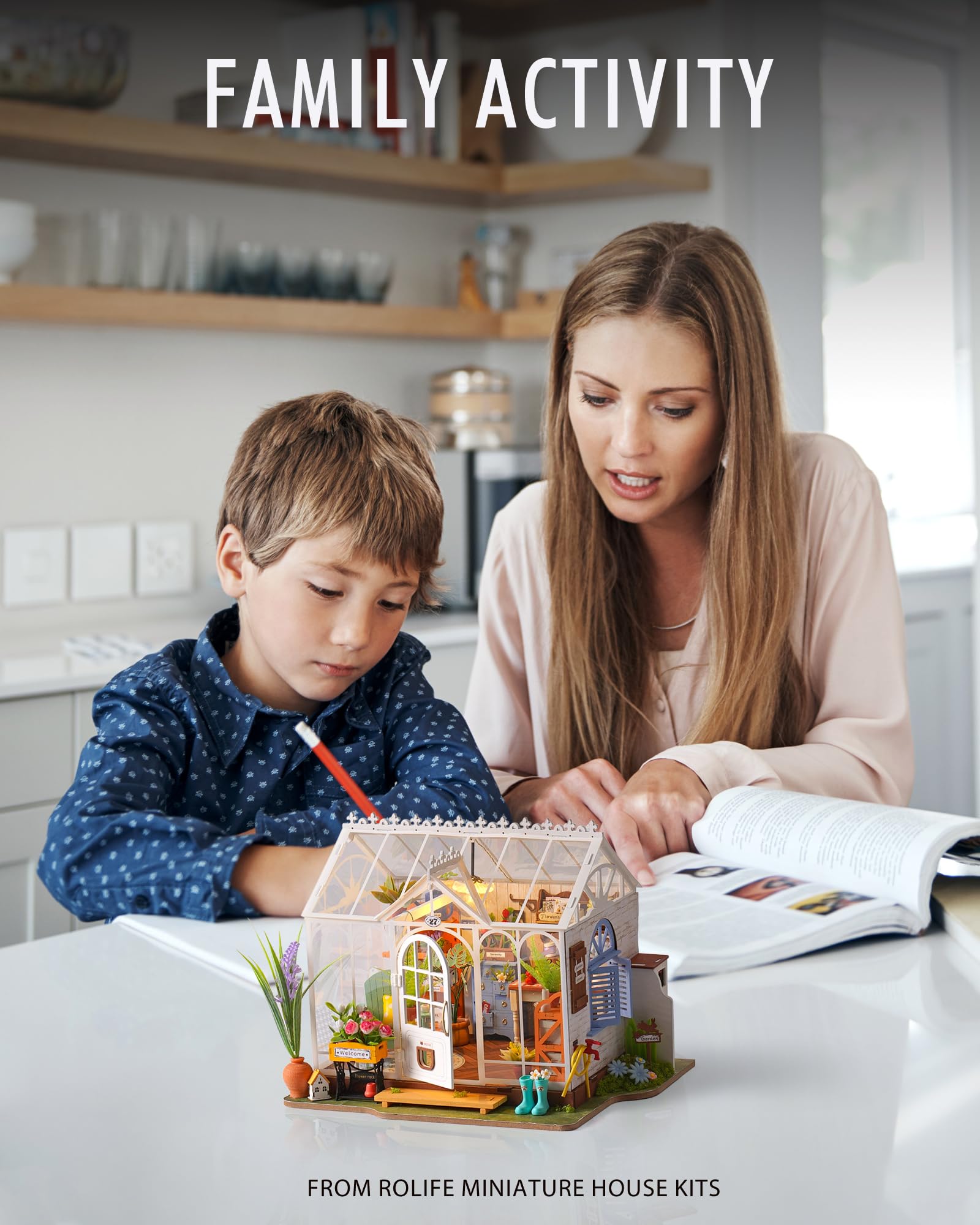 Foto 6 | Kit De Casa De Muñecas En Miniatura Rolife Mini Invernadero Para Adultos - Venta Internacional.