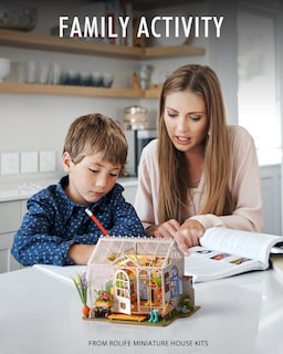 Foto 6 | Kit De Casa De Muñecas En Miniatura Rolife Mini Invernadero Para Adultos - Venta Internacional.
