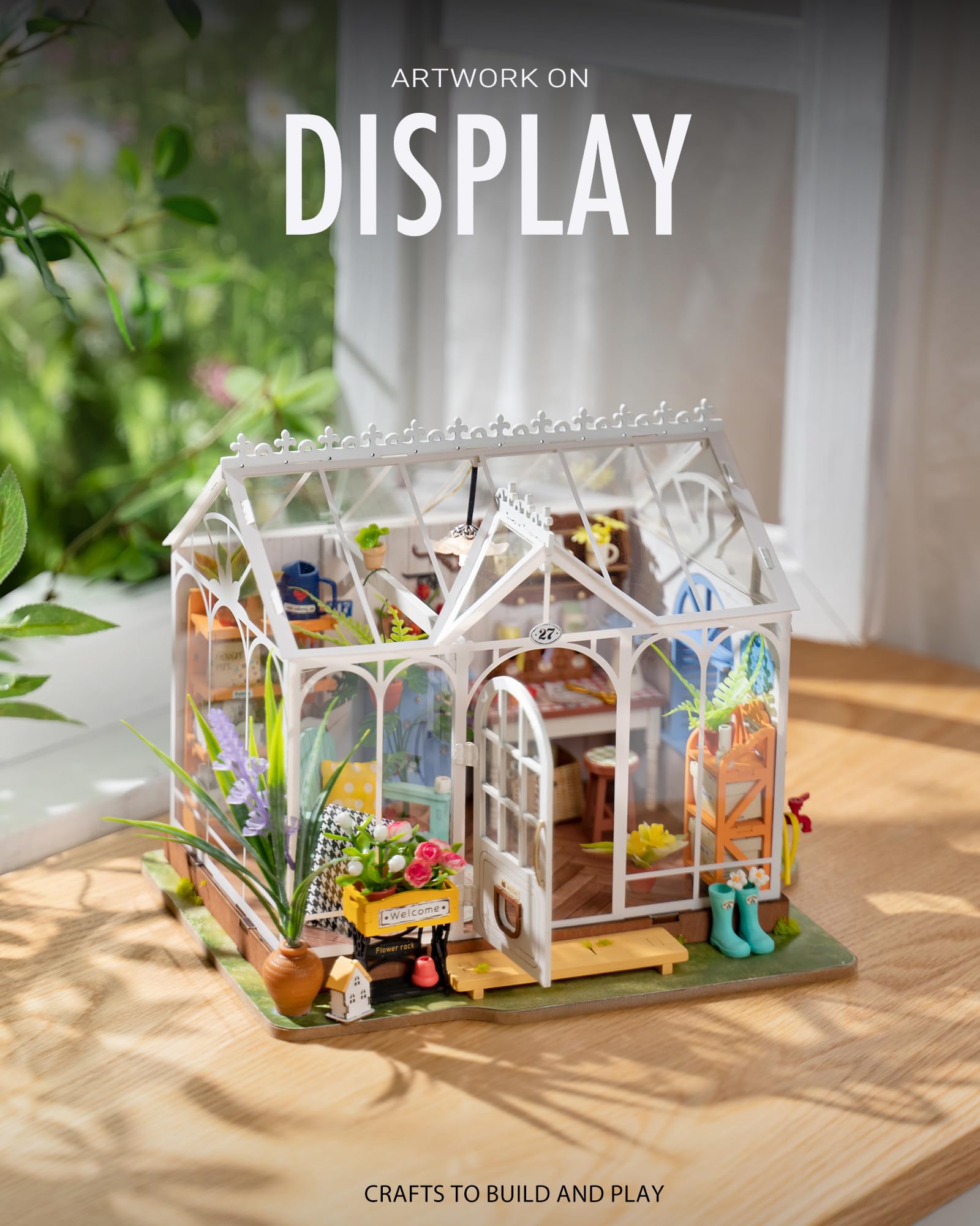 Foto 8 pulgar | Kit De Casa De Muñecas En Miniatura Rolife Mini Invernadero Para Adultos - Venta Internacional.