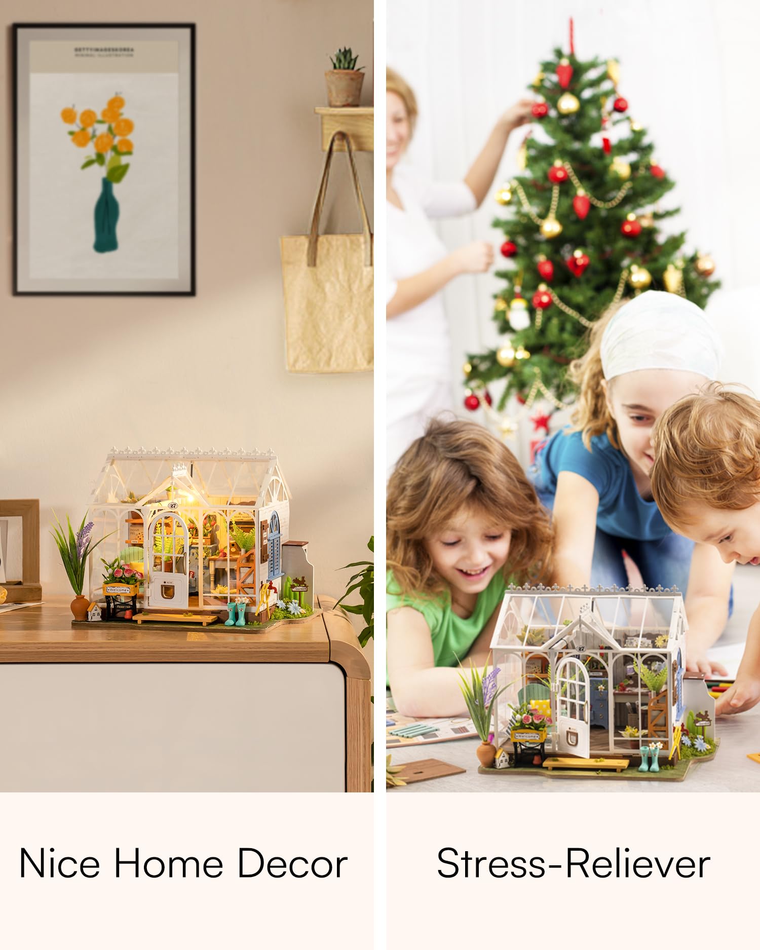 Foto 6 pulgar | Kit De Casa En Miniatura Rowood Dreamy Garden House Con Luz Led - Venta Internacional.
