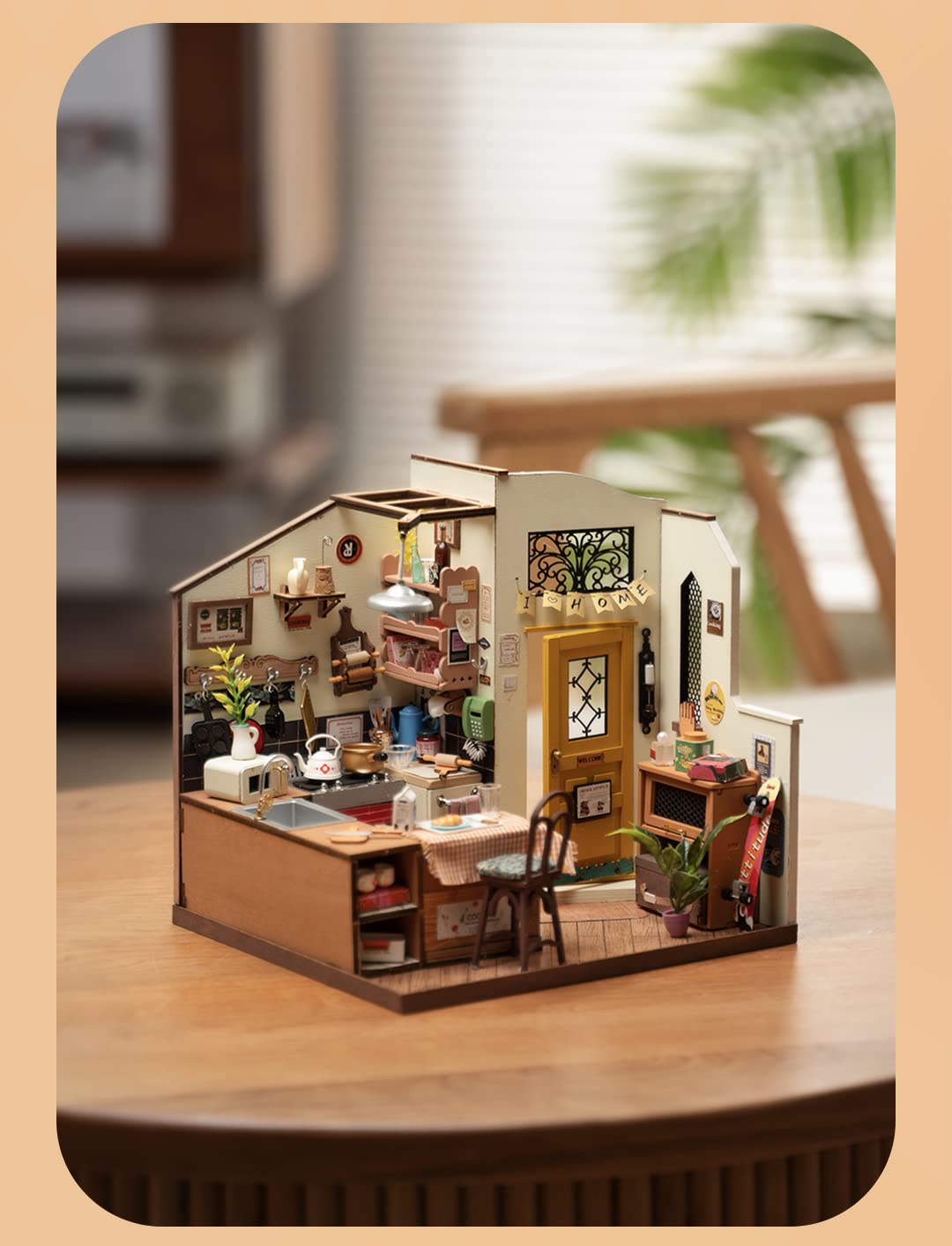 Foto 5 pulgar | Kit De Casa En Miniatura Rowood Homey Kitchen Con Led Para Adultos - Venta Internacional.
