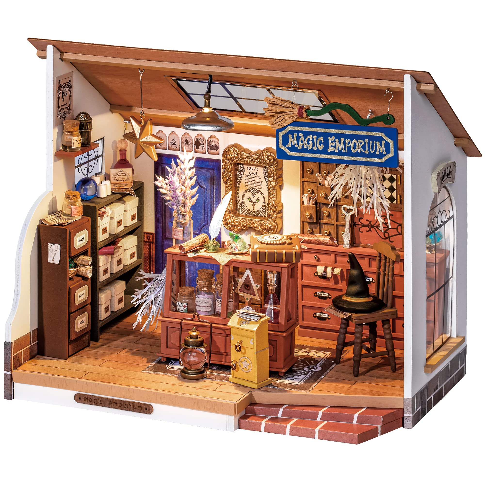 Foto 1 | Kit De Casa De Muñecas En Miniatura Rolife Mystic Archives Con Led 1:20 - Venta Internacional.