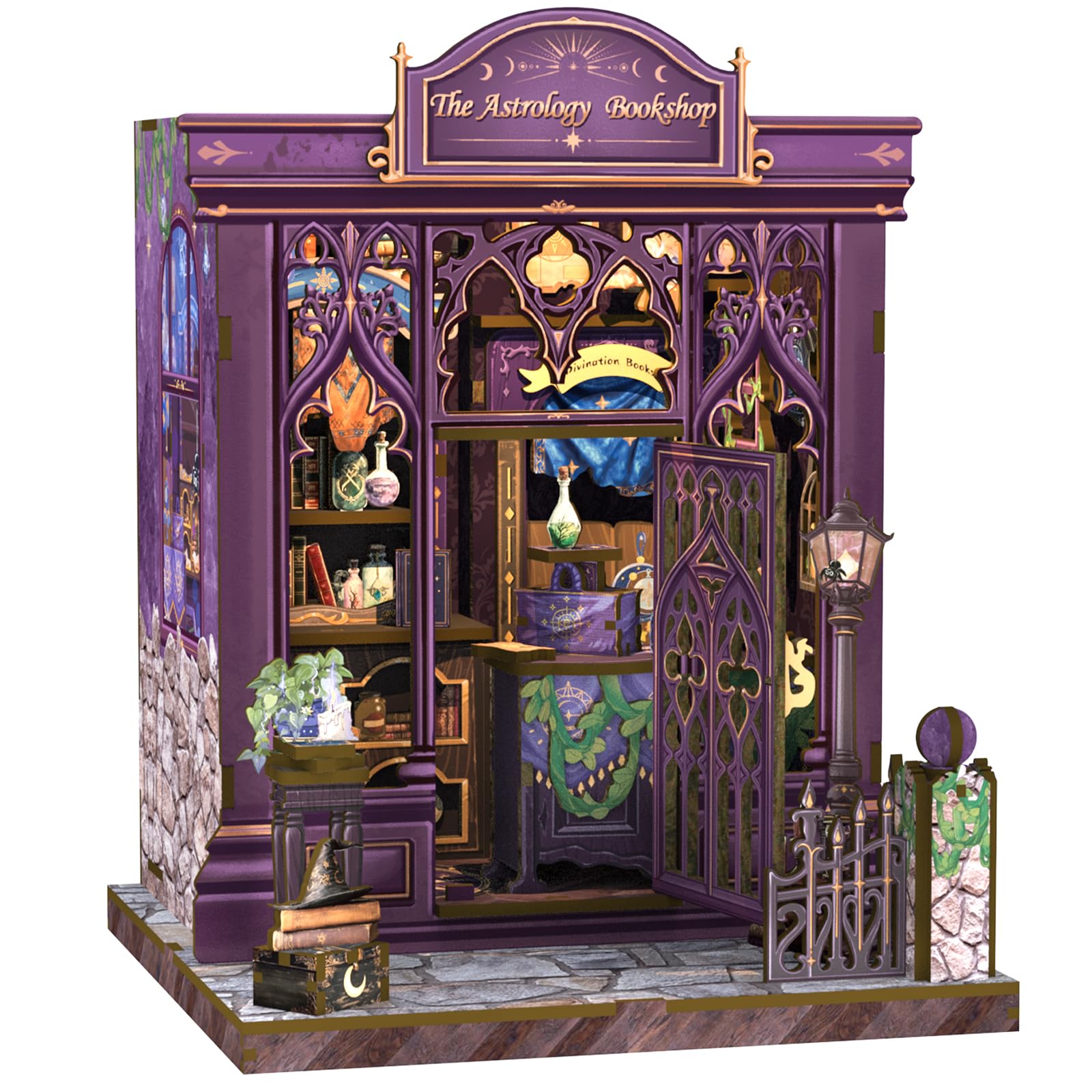 Foto 2 pulgar | Kit De Casa De Muñecas En Miniatura Cutebee Book Nook The Astrology Bookshop - Venta Internacional.