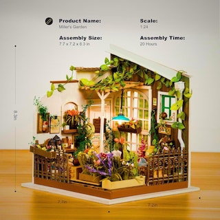 Foto 2 | Kit De Casa En Miniatura Rolife 1:20 Diy, Casa De Muñecas Para Adultos - Venta Internacional.