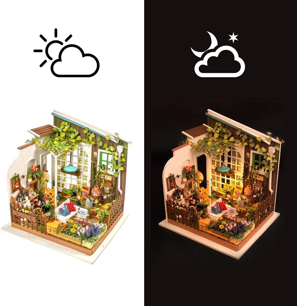 Foto 7 pulgar | Kit De Casa En Miniatura Rolife 1:20 Diy, Casa De Muñecas Para Adultos - Venta Internacional.
