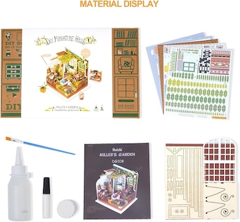 Foto 7 | Kit De Casa En Miniatura Rolife 1:20 Diy, Casa De Muñecas Para Adultos - Venta Internacional.