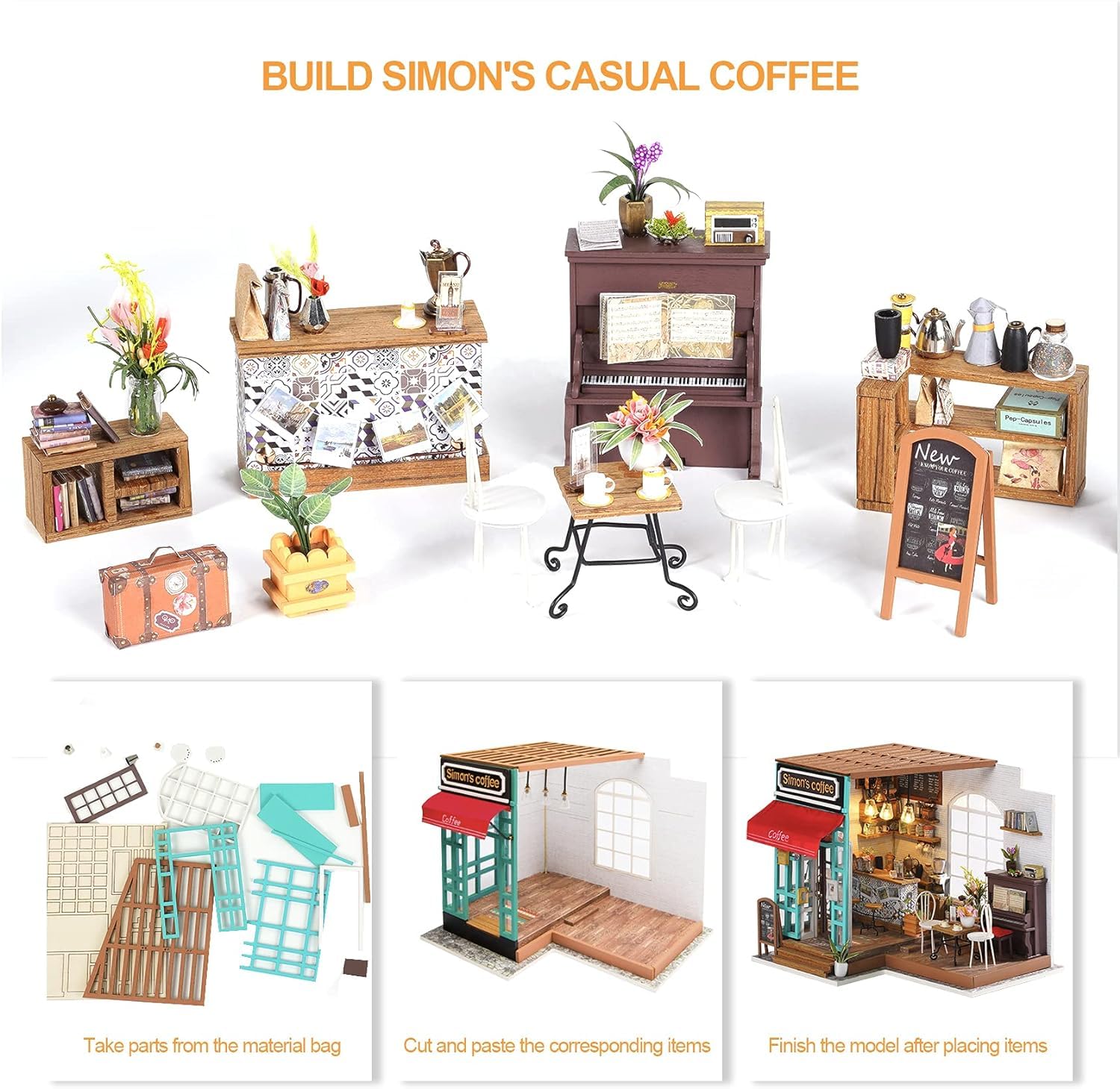 Foto 5 pulgar | Kit De Casa En Miniatura Rolife 1:20 Tiny House Diy Dollhouse - Venta Internacional.