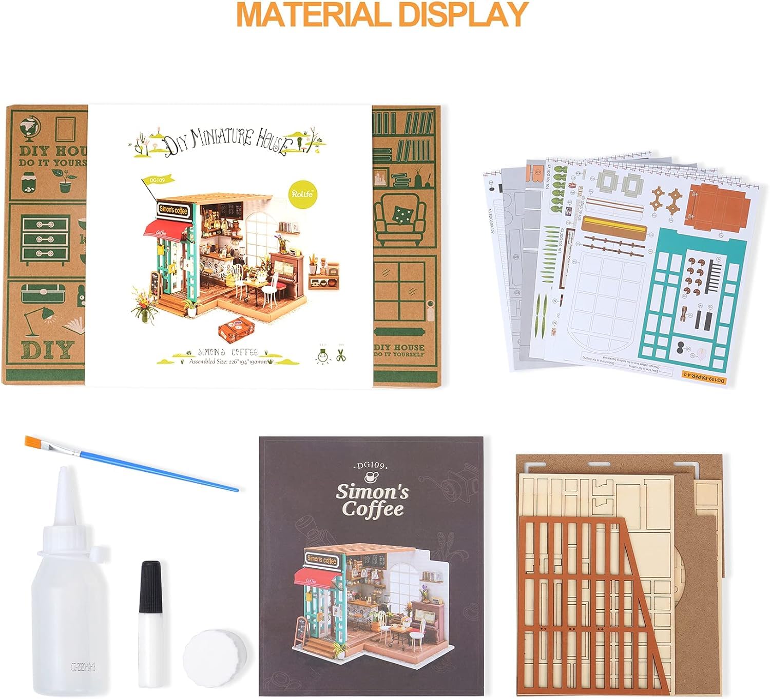 Foto 5 | Kit De Casa En Miniatura Rolife 1:20 Tiny House Diy Dollhouse - Venta Internacional.