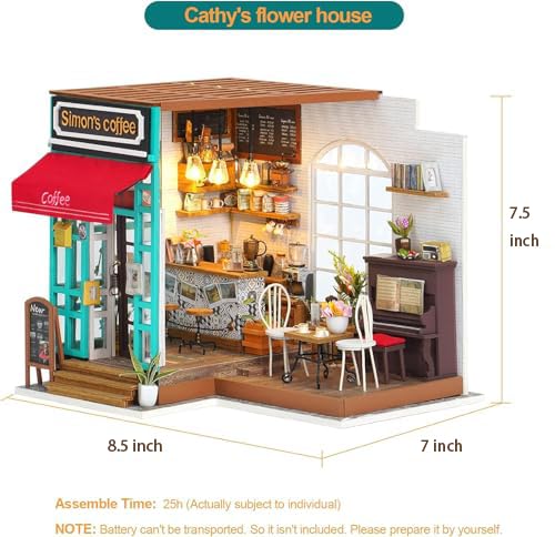 Foto 7 pulgar | Kit De Casa En Miniatura Rolife 1:20 Tiny House Diy Dollhouse - Venta Internacional.