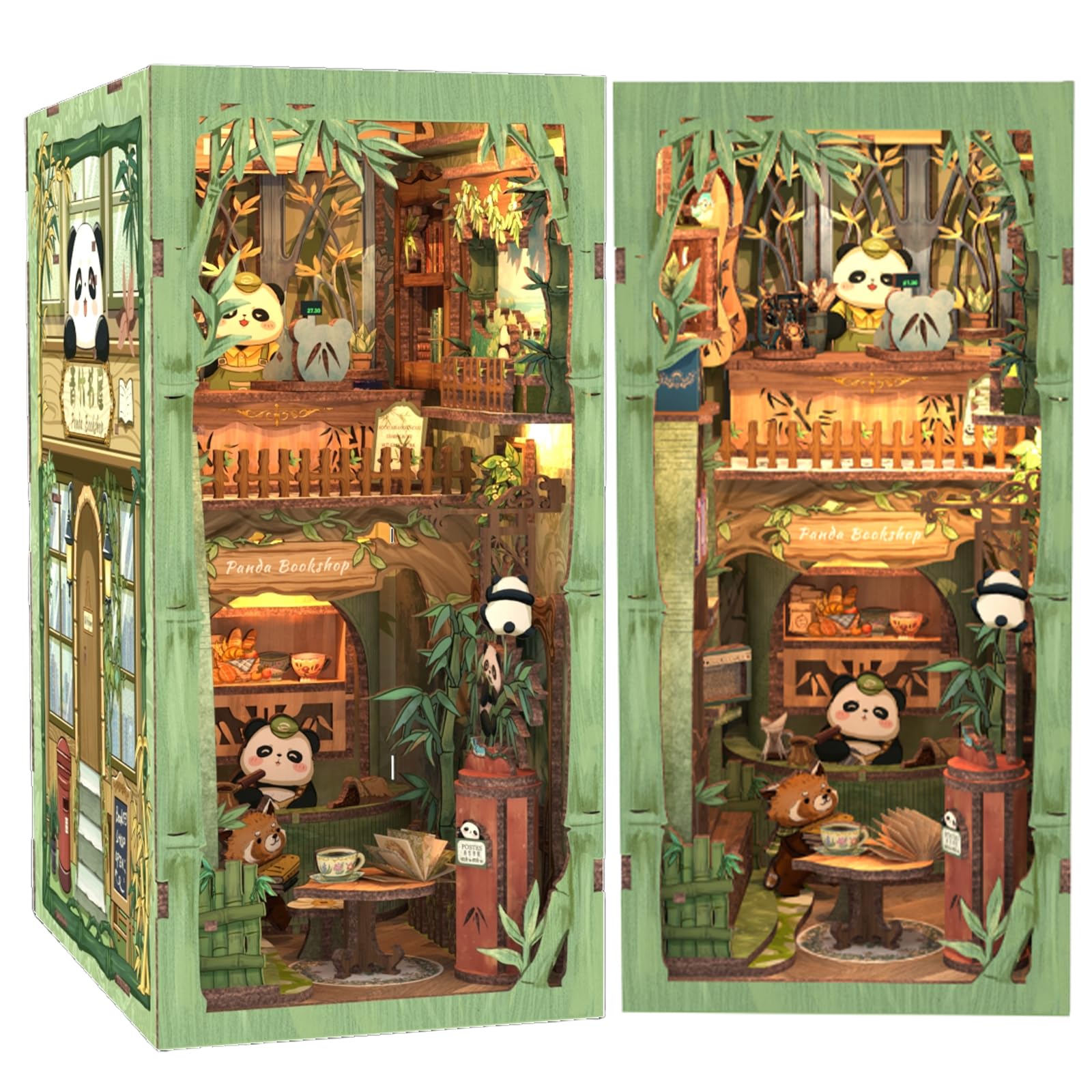 Foto 2 pulgar | Kit De Rincón Para Libros Con Forma De Casa De Muñecas En Miniatura Cutebee Eternal - Venta Internacional.