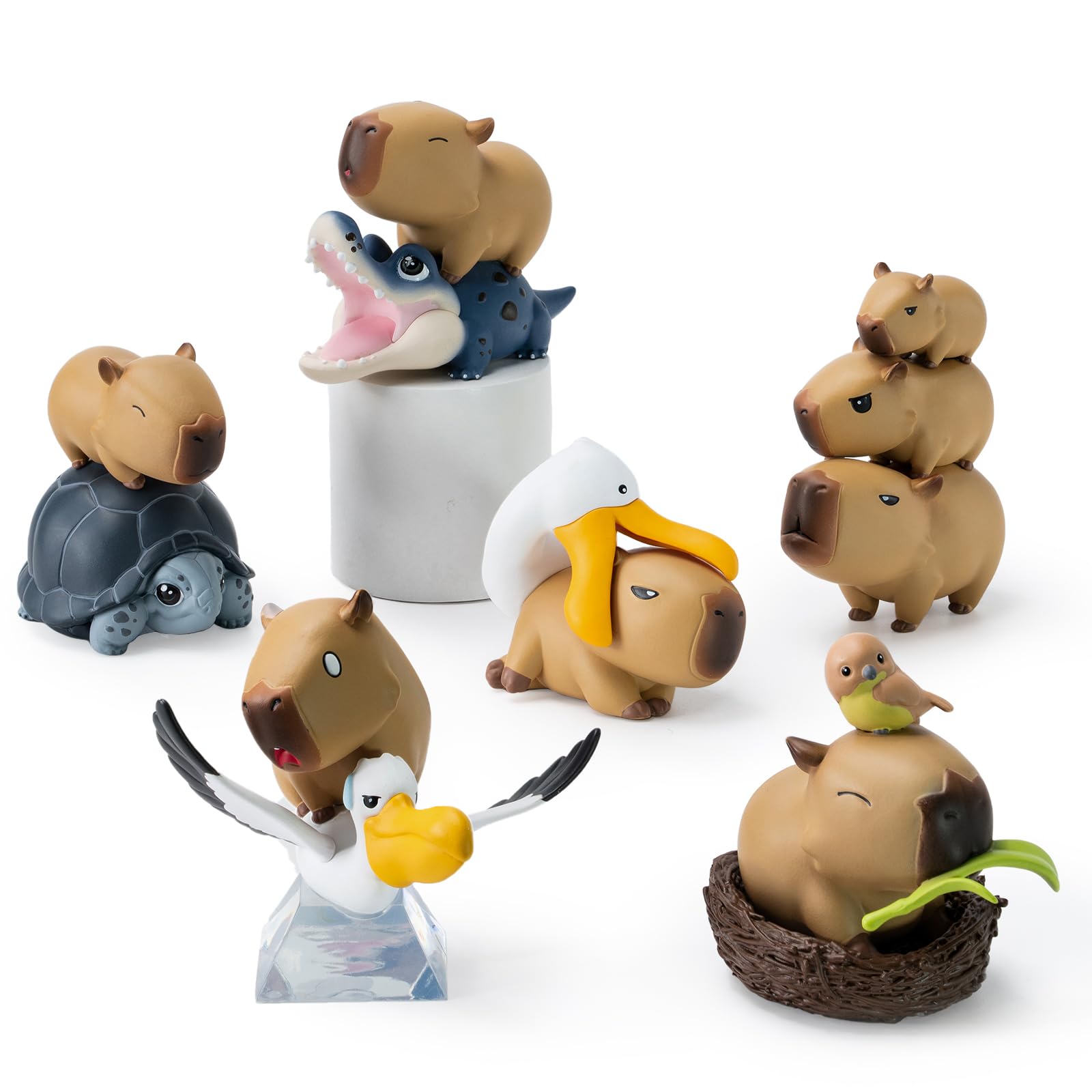Foto 2 pulgar | Figuras Blind Box De La Serie Beemai Capybara, 1 Unidad, Diseño Aleatorio - Venta Internacional.
