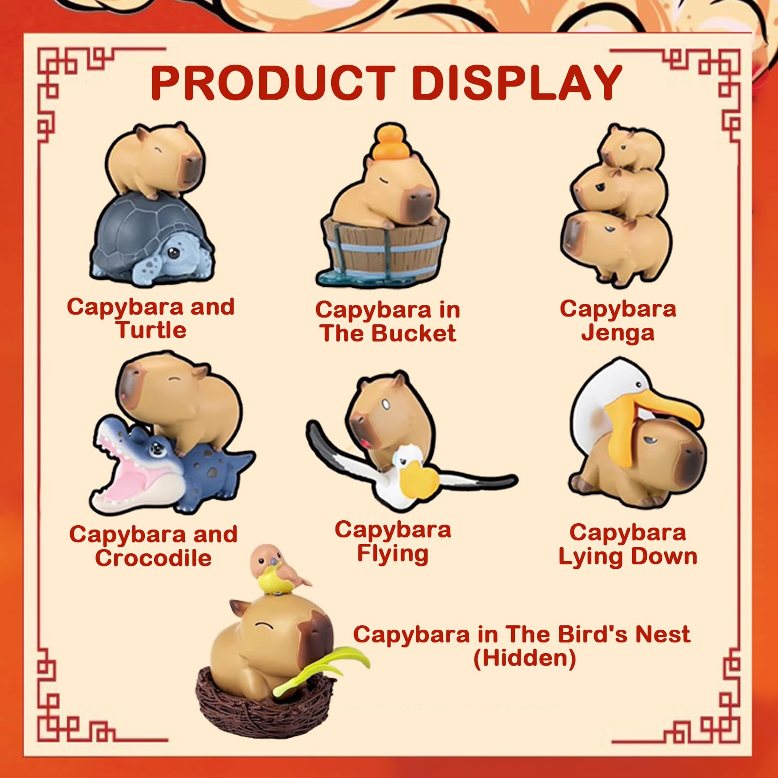 Foto 3 pulgar | Figuras Blind Box De La Serie Beemai Capybara, 1 Unidad, Diseño Aleatorio - Venta Internacional.