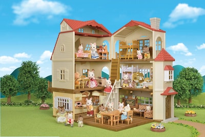 Foto 4 | Set De Juego Dollhouse Calico Critters Red Roof Grand Mansion - Venta Internacional.