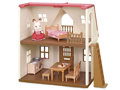 Foto 6 | Set De Juego Dollhouse Calico Critters Red Roof Grand Mansion - Venta Internacional.