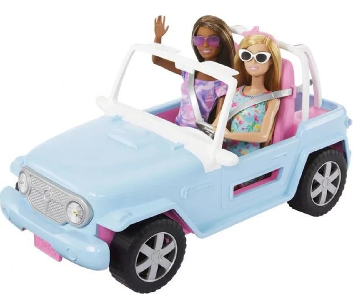 Foto 4 | Vehículo Para Muñecas Barbie Camioneta Con 2 Muñecas