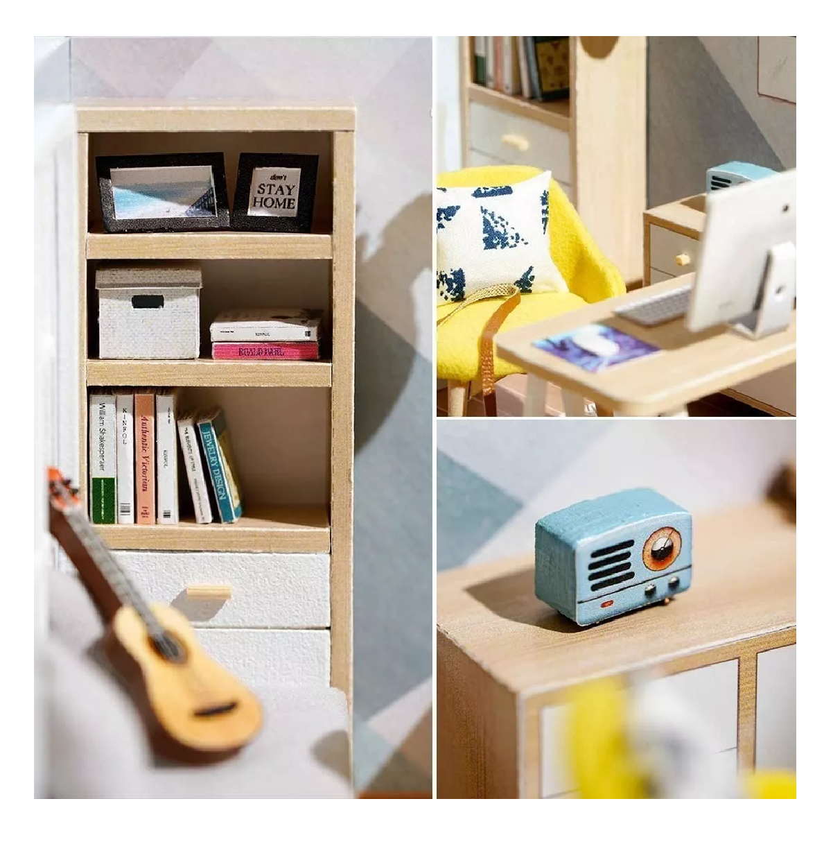 Foto 4 pulgar | Casita De Muñeca Mini Para Armar Coleccionable Para Niñas