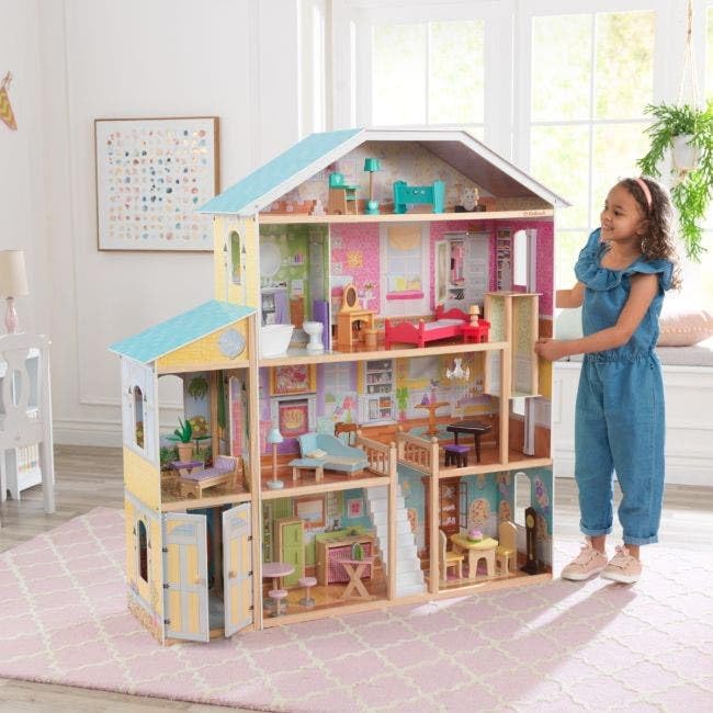 Foto 2 pulgar | Casa De Muñecas Kidkraft Majestic Mansion Con 34 Muebles De 4 Pies - Venta Internacional.