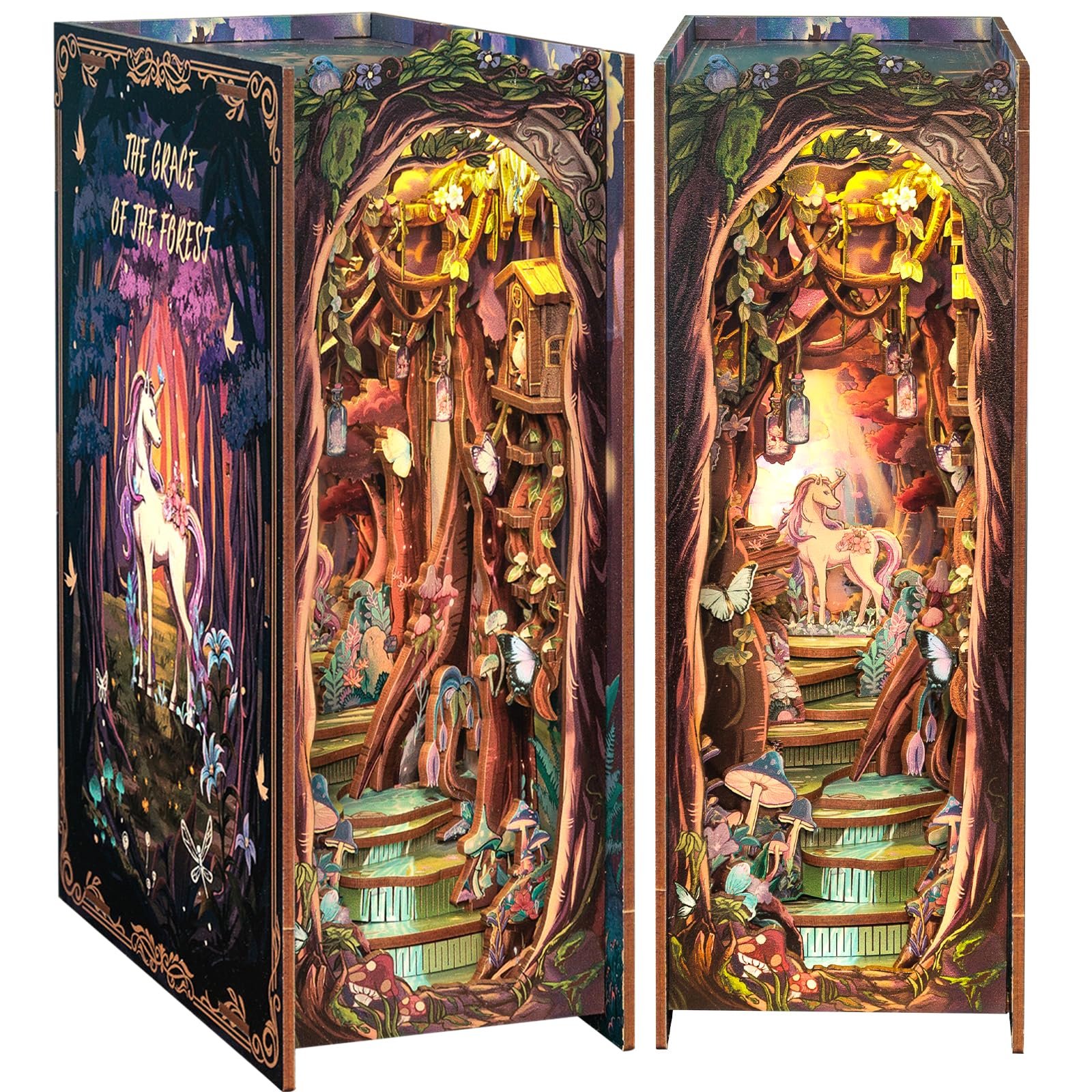 Foto 1 | Kit De Casa De Muñecas En Miniatura Cutebee Book Nook The Grace - Venta Internacional.
