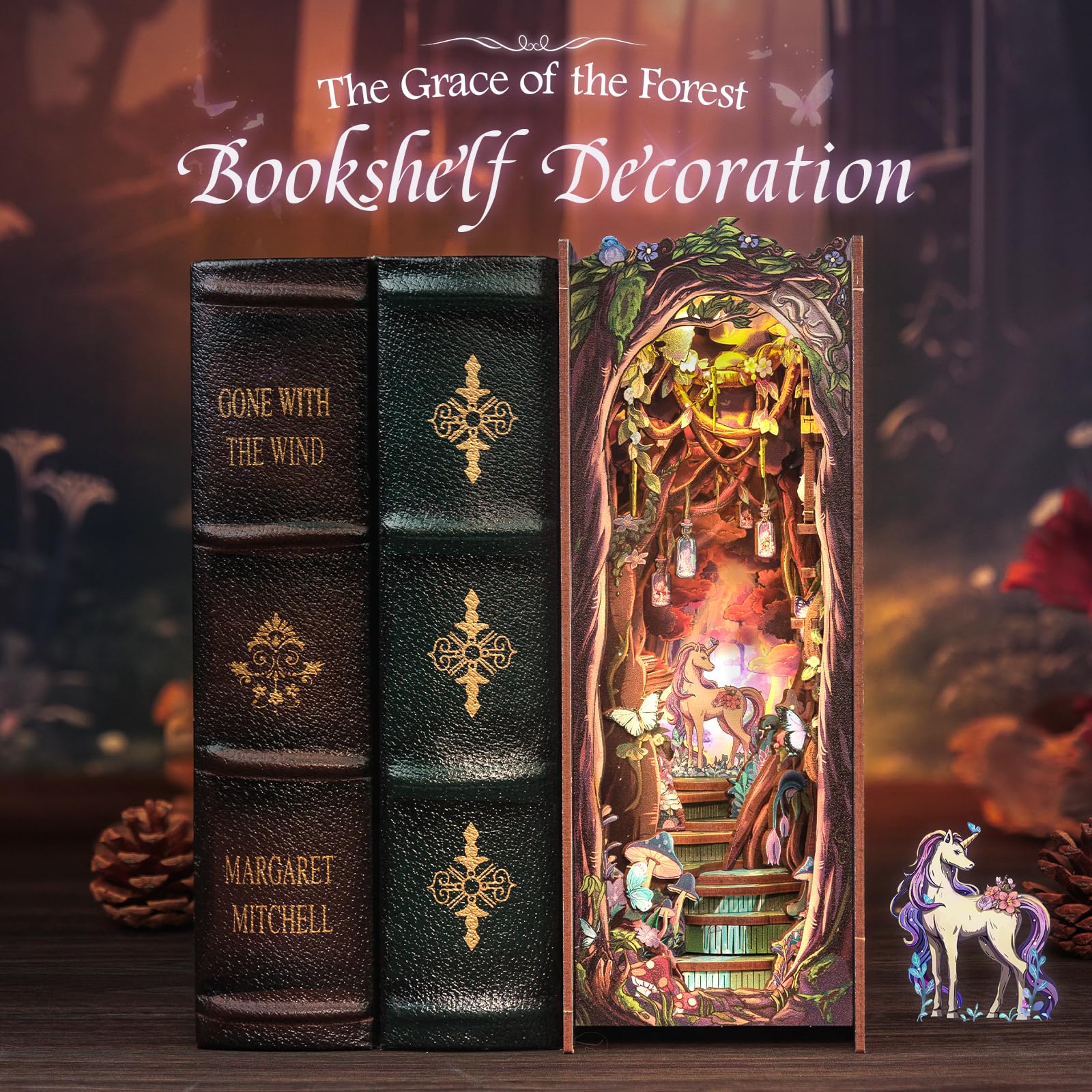 Foto 4 pulgar | Kit De Casa De Muñecas En Miniatura Cutebee Book Nook The Grace - Venta Internacional.