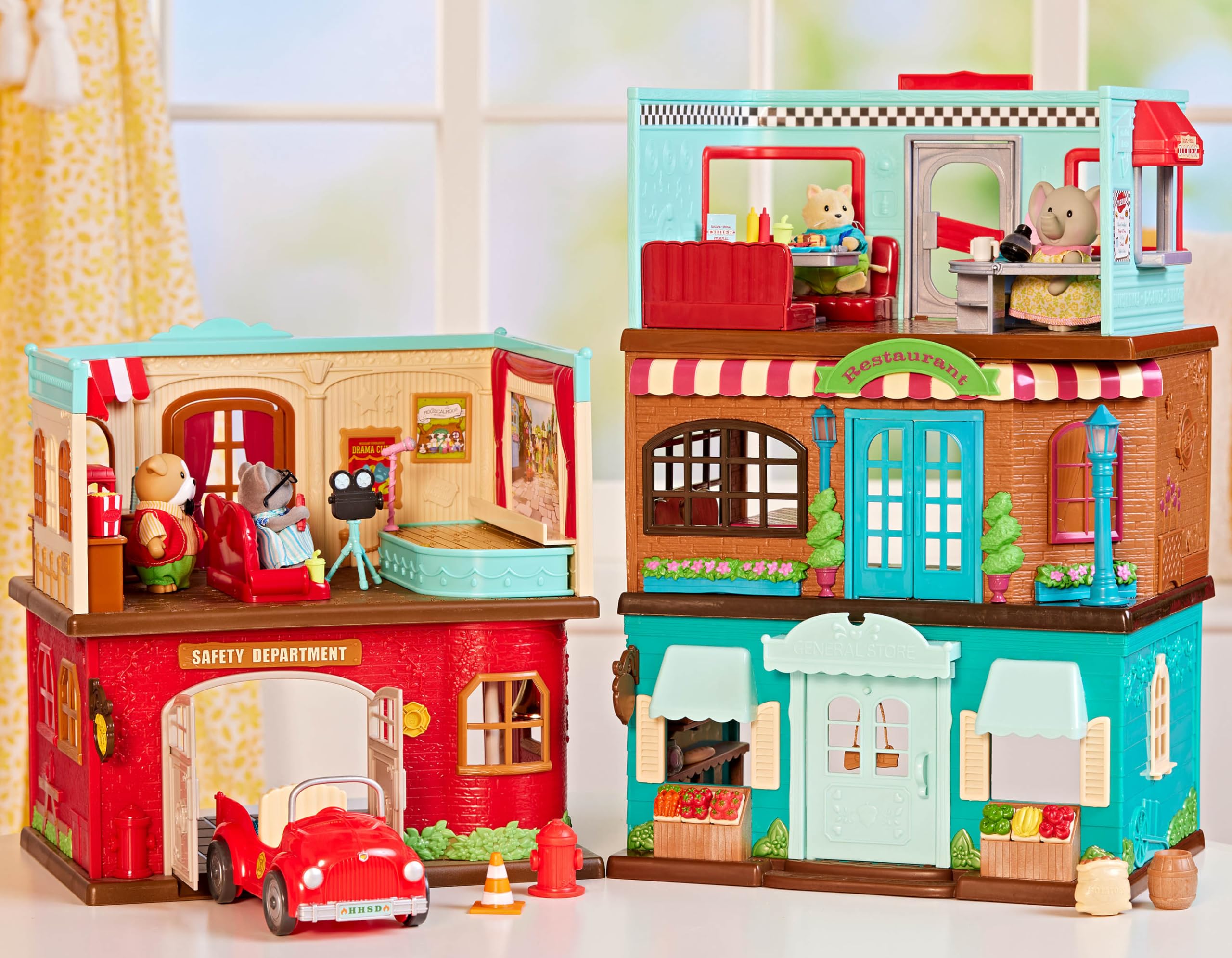 Foto 6 pulgar | Set De Juego Dollhouse Li'l Woodzeez Li'l Nibbles Drive Thru Diner - Venta Internacional.