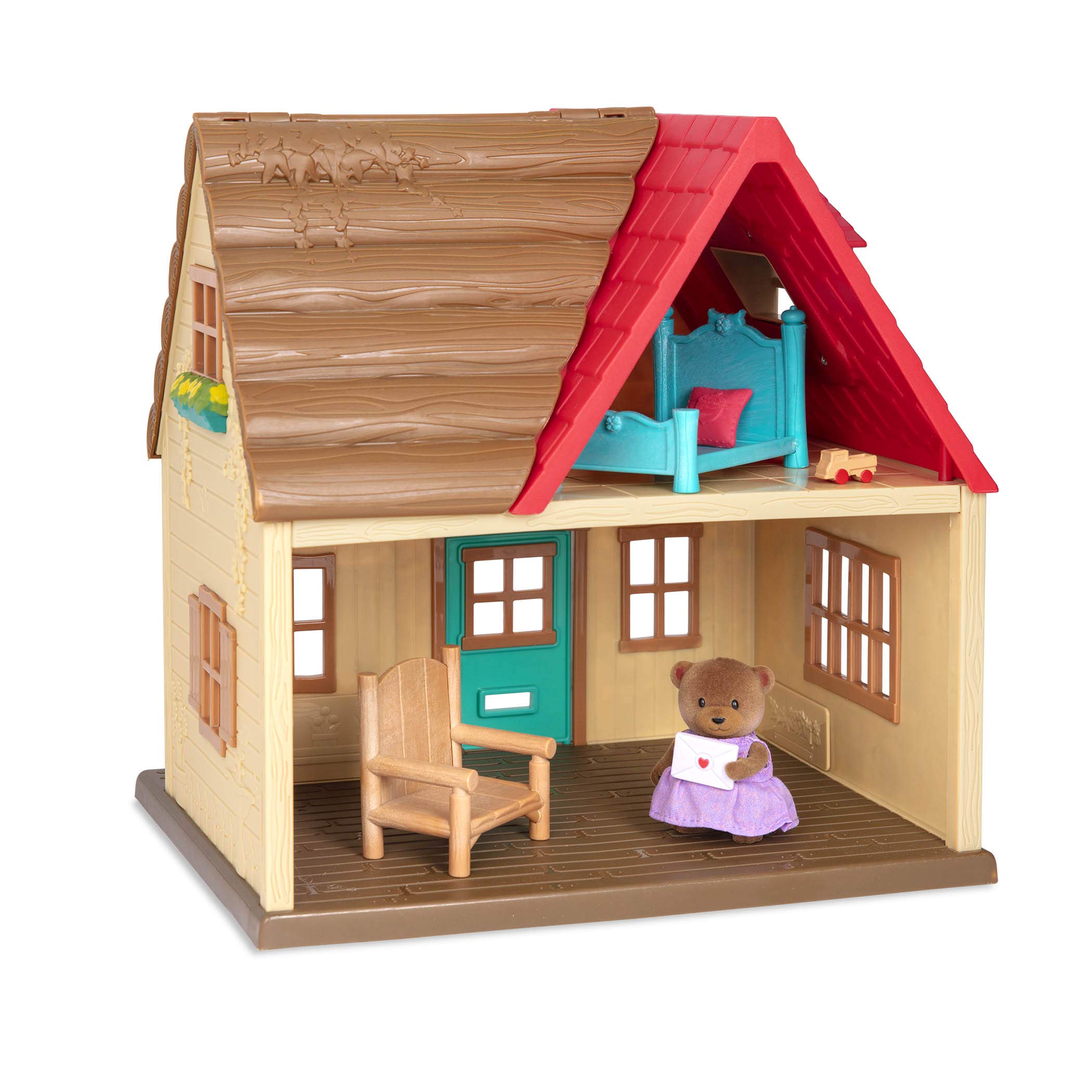 Foto 3 pulgar | Dollhouse Playset Li'l Woodzeez Sunny Acres Country House - Venta Internacional.