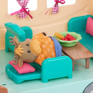 Foto 5 | Playset Li'l Woodzeez Happy Camper, 35 Unidades Con Moose Family - Venta Internacional.