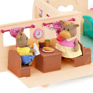 Foto 6 | Playset Li'l Woodzeez Happy Camper, 35 Unidades Con Moose Family - Venta Internacional.