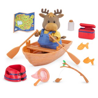 Foto 7 | Playset Li'l Woodzeez Happy Camper, 35 Unidades Con Moose Family - Venta Internacional.