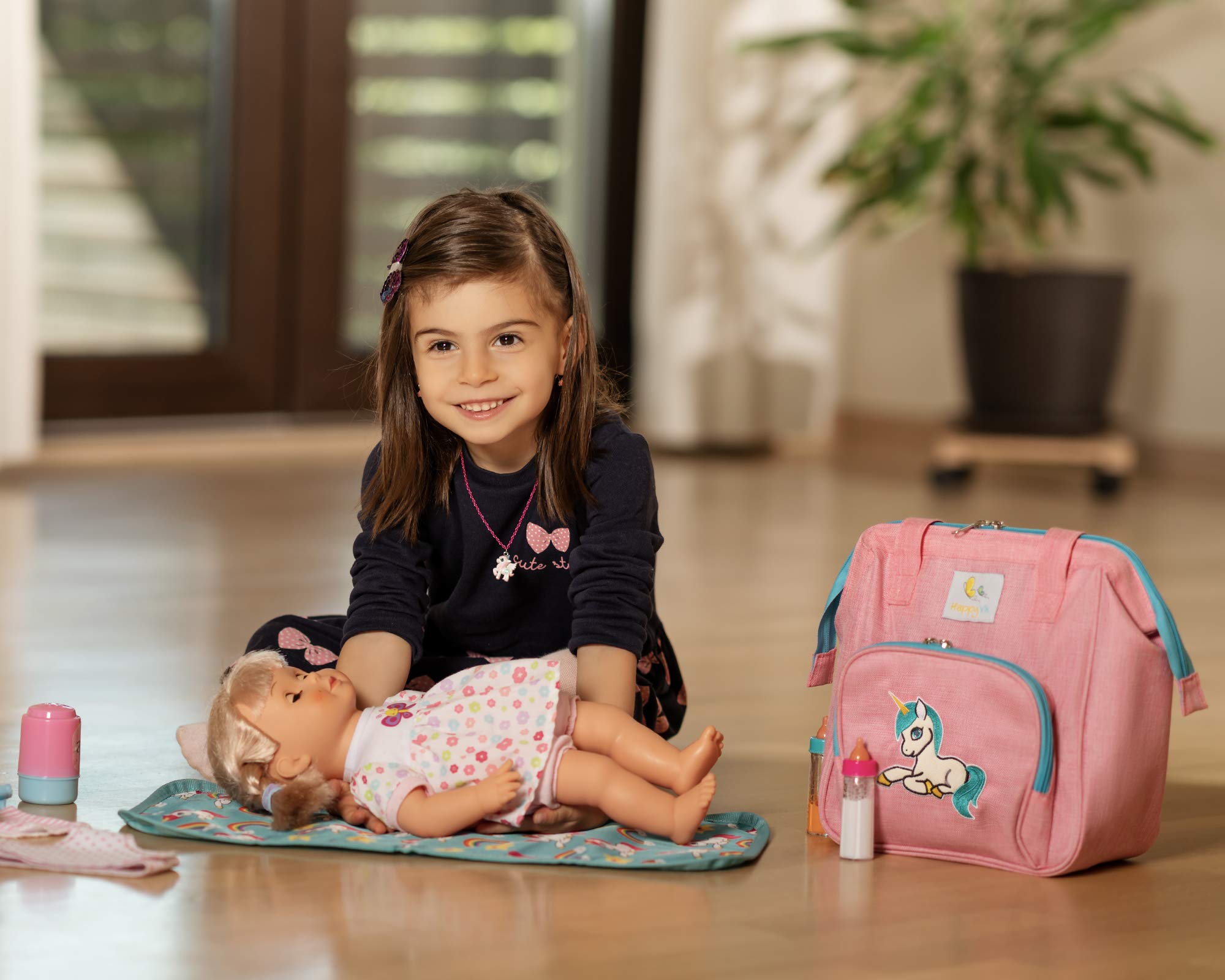 Foto 6 pulgar | Bolsa De Pañales Baby Doll Happyvk Con Cambiador Y Accesorios - Venta Internacional.