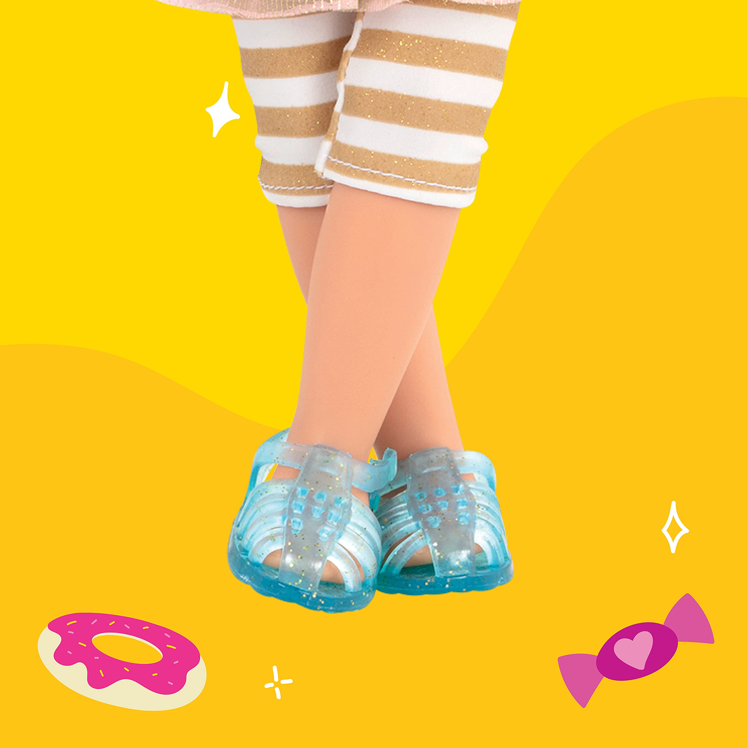 Foto 5 pulgar | Muñeca Moderna Con Purpurina Para Niñas Chrissy, 35 Cm, Posable A Partir De 3 Años - Venta Internacional.