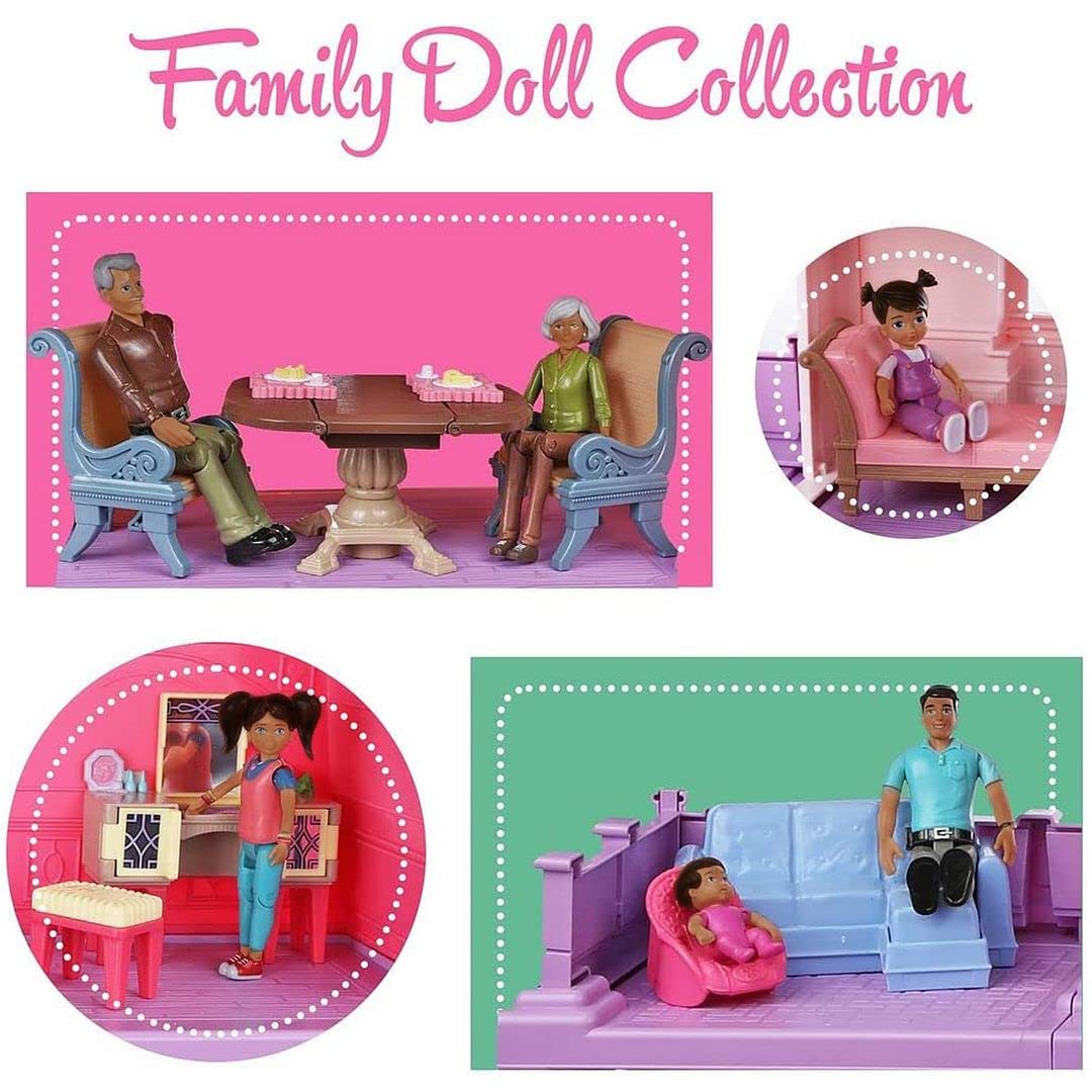 Foto 5 pulgar | Set Dollhouse People Beverly Hills Sweet Li'l Family X9 - Venta Internacional.