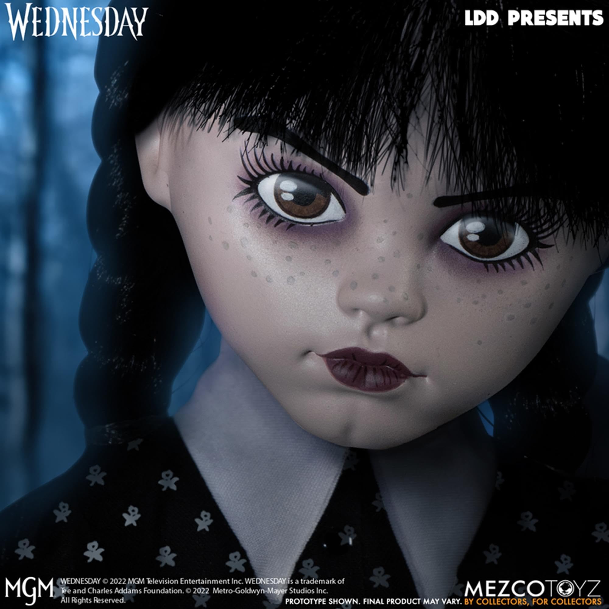 Foto 6 pulgar | Doll Mezco Ldd Presents Wednesday En Blanco Y Negro, 100% Plástico - Venta Internacional.