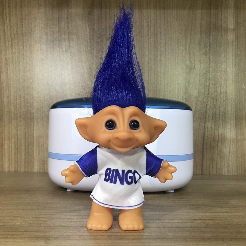 Foto 5 pulgar | Muñeca Troll Vintage Yintlilocn Lucky Chromatic 19 Cm Azul - Venta Internacional.