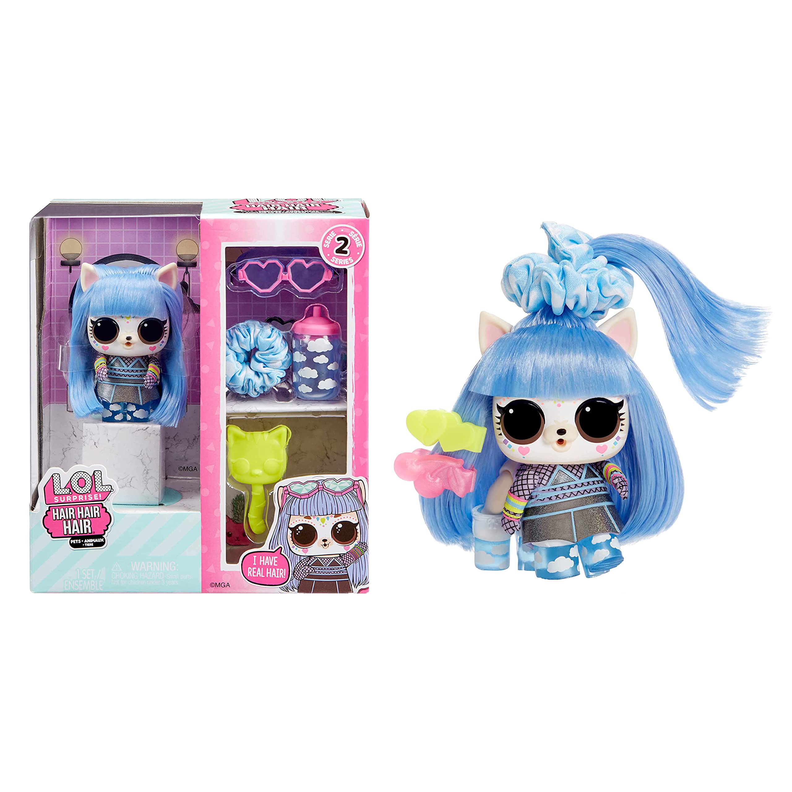 Foto 2 pulgar | ¡sorpresa De Toy L.o.l.! Hair Pets Con 10 Sorpresas Para Niños Mayores De 4 Años - Venta Internacional.