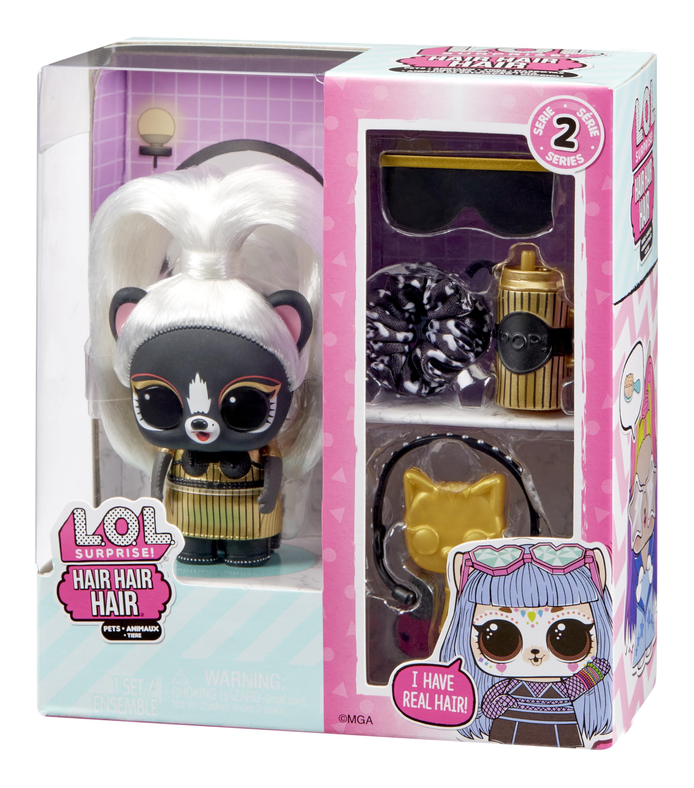 Foto 7 pulgar | ¡sorpresa De Toy L.o.l.! Hair Pets Con 10 Sorpresas Para Niños Mayores De 4 Años - Venta Internacional.