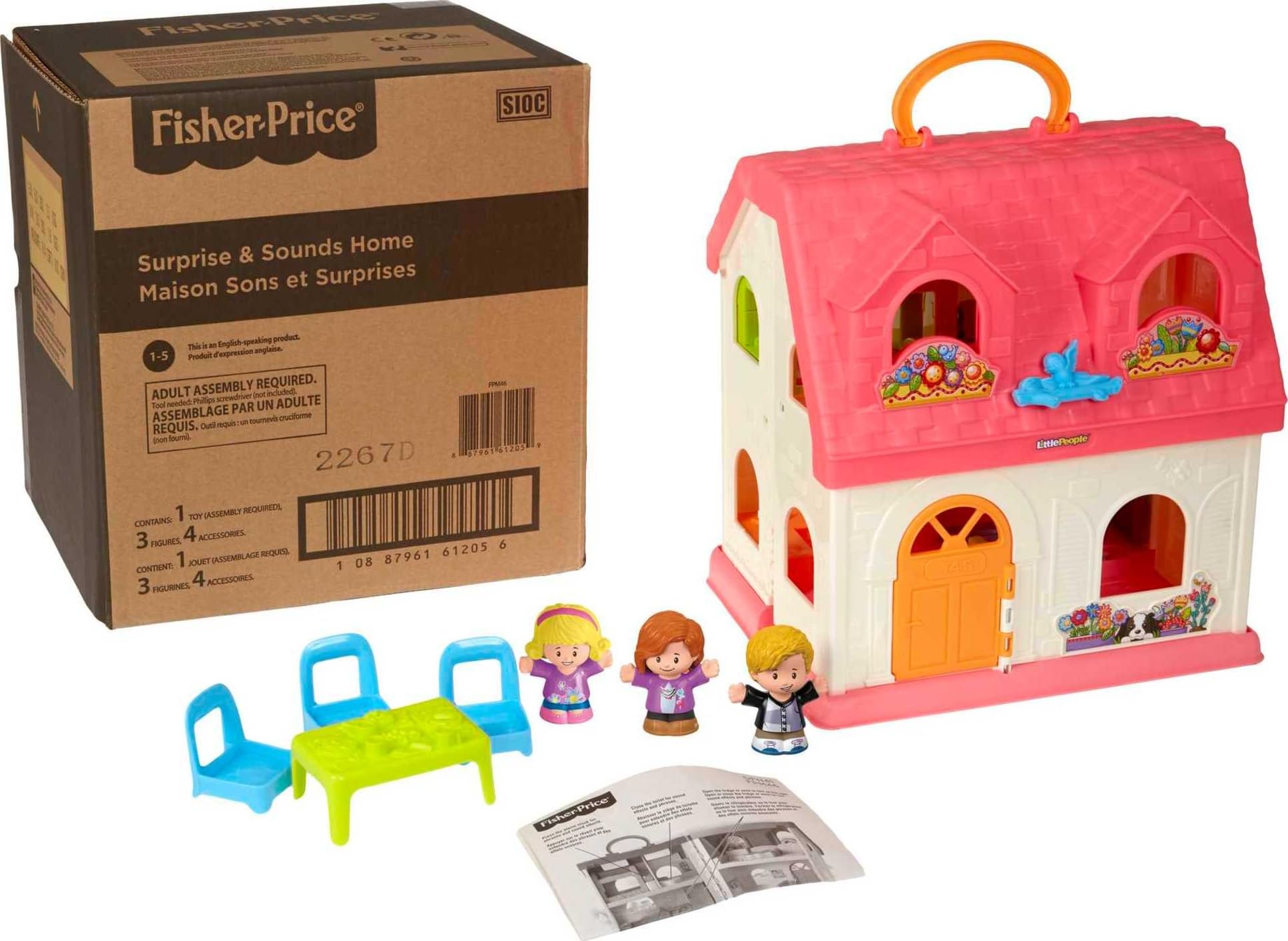 Foto 2 pulgar | Casa De Juegos Playset Fisher-price Little People Para Niños Pequeños De 1 Año O Más - Venta Internacional.