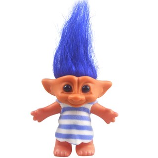 Foto 1 | Muñeca Troll Yintlilocn Lucky Vintage De 7.5 Pulgadas Con Pelo Azul - Venta Internacional.