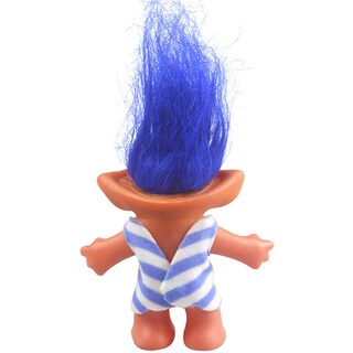 Foto 2 | Muñeca Troll Yintlilocn Lucky Vintage De 7.5 Pulgadas Con Pelo Azul - Venta Internacional.