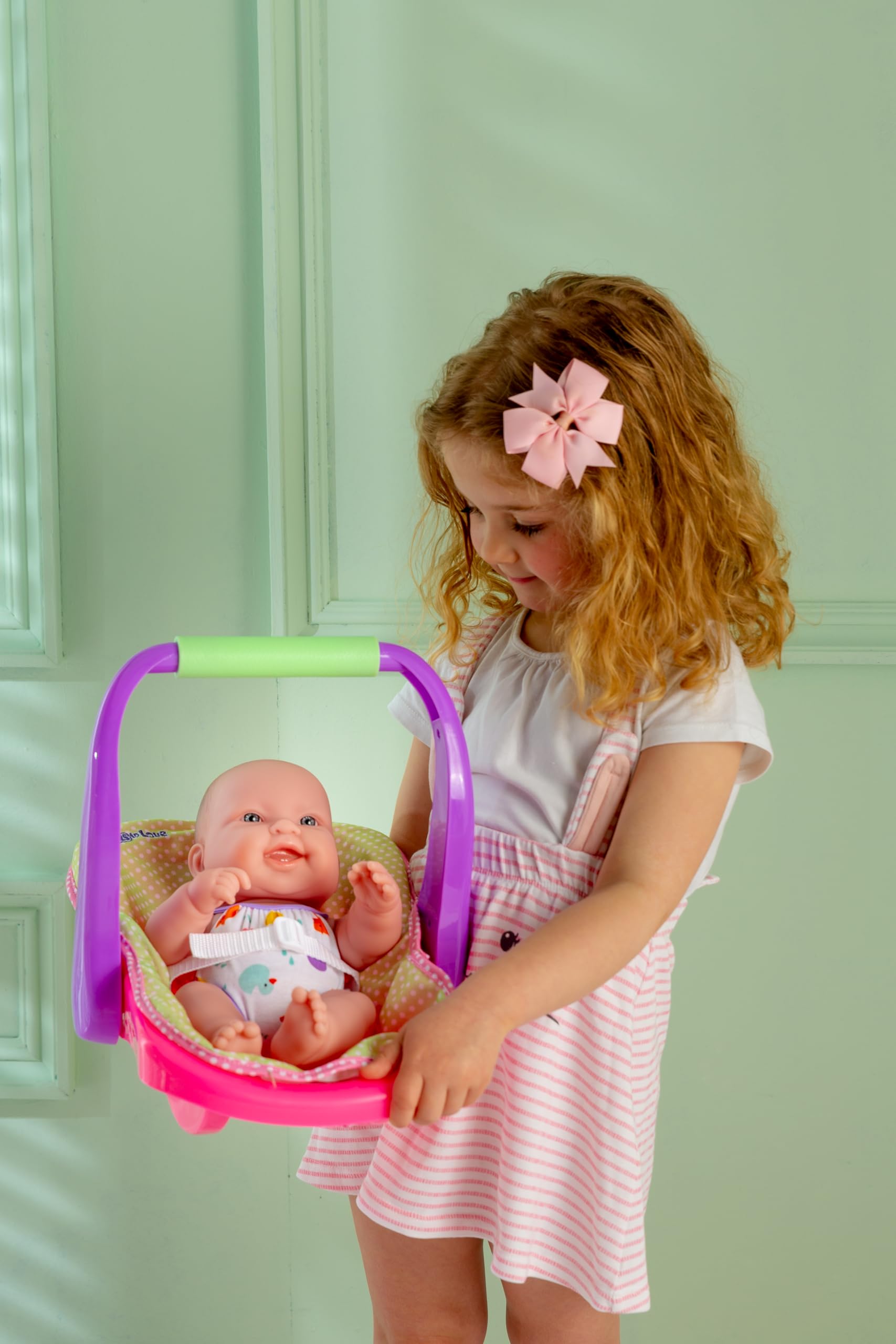 Foto 4 pulgar | Doll Jc Toys 14 Lots To Love Babies Con Asiento De Coche De 36 Cm, 2 Unidades - Venta Internacional.