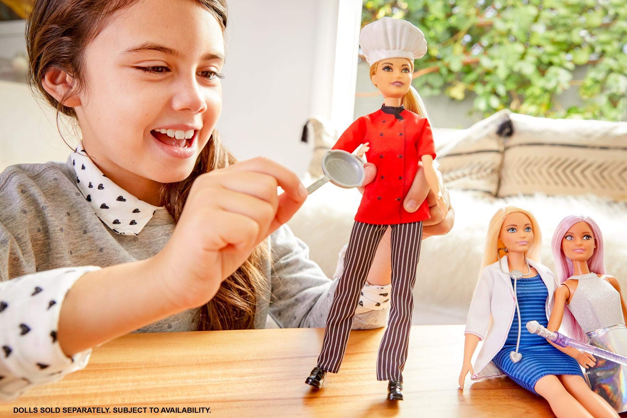 Foto 3 pulgar | Muñeca Chef Barbie Petite Con Sartén Y Gorro De Chef De 3 A 7 Años - Venta Internacional.
