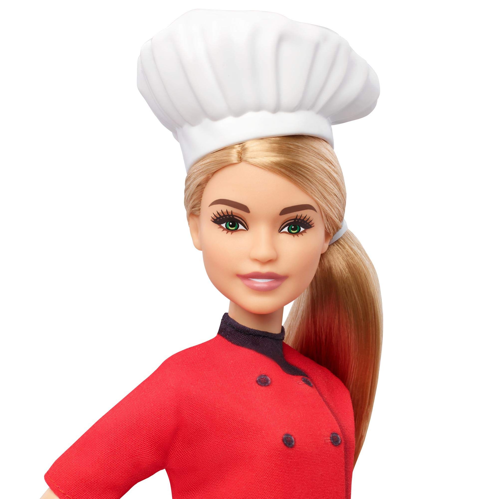 Foto 4 pulgar | Muñeca Chef Barbie Petite Con Sartén Y Gorro De Chef De 3 A 7 Años - Venta Internacional.