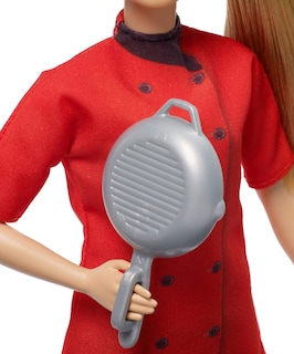Foto 5 | Muñeca Chef Barbie Petite Con Sartén Y Gorro De Chef De 3 A 7 Años - Venta Internacional.