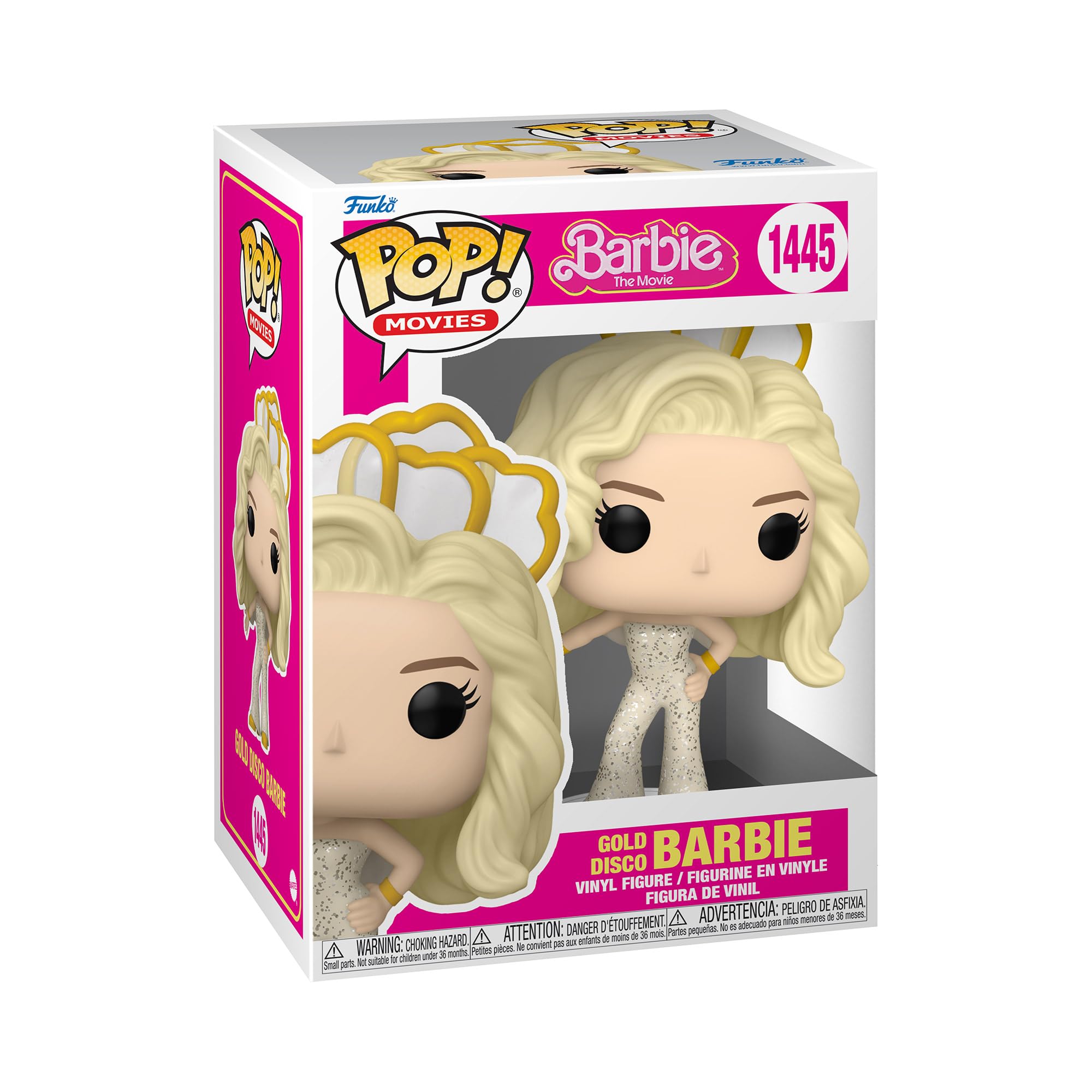 Foto 2 pulgar | Figura De Vinilo Coleccionable Funko Pop! Películas: Barbie Gold Disco - Venta Internacional.